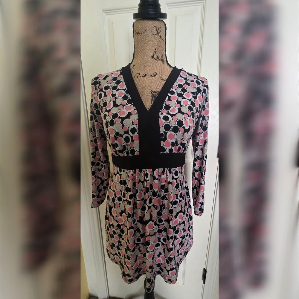 ​Y2K Oh Baby Motherhood Tunic Blouse S Small Maternity Pink Black